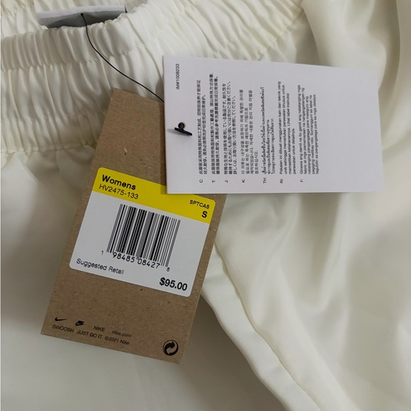 Nike White Women's Elastic-Waist Pants - Picture 2 of 4